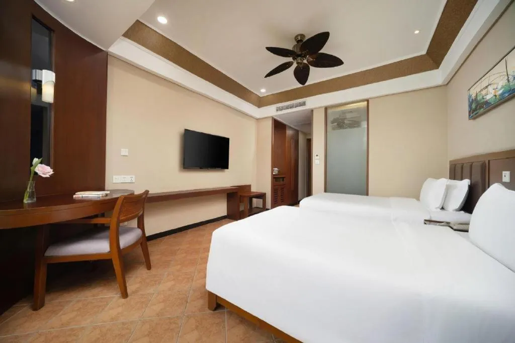 Bed in Yi Yuan Xuan Yu Hotel