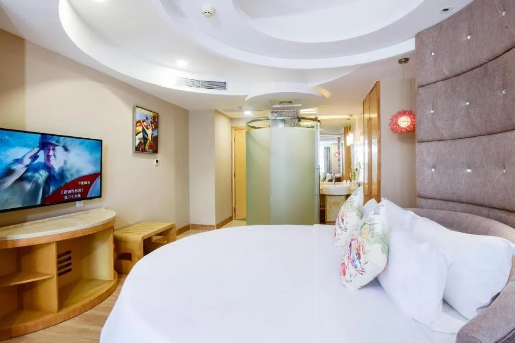 Bed in Yi Yuan Xuan Yu Hotel