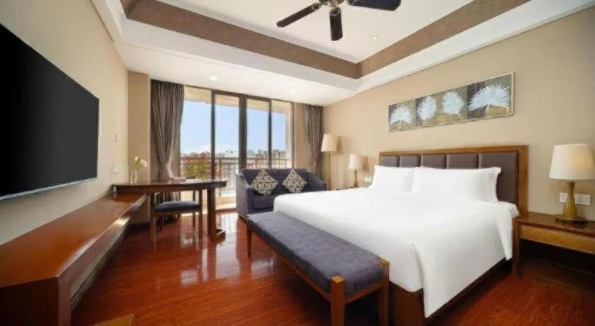 Bed in Yi Yuan Xuan Yu Hotel