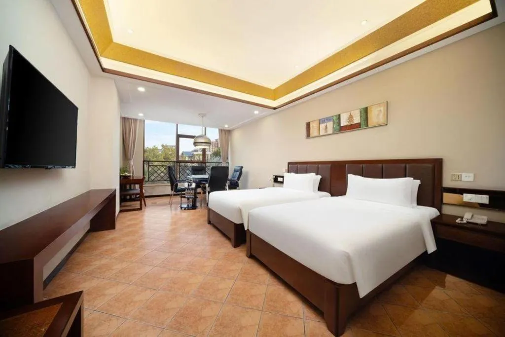 Bed in Yi Yuan Xuan Yu Hotel