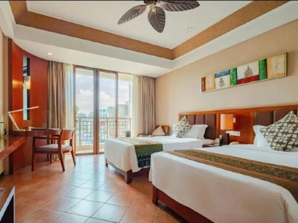 Bed in Yi Yuan Xuan Yu Hotel