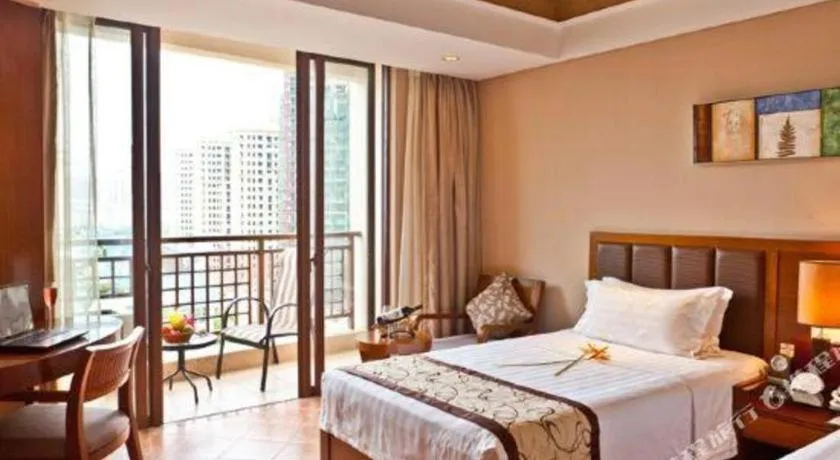 Bed in Yi Yuan Xuan Yu Hotel