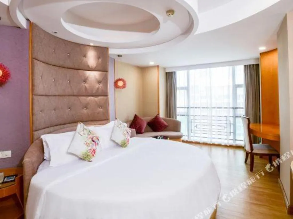 Bed in Yi Yuan Xuan Yu Hotel