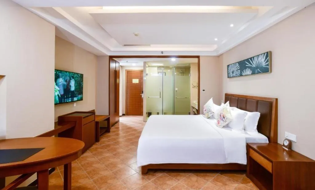 Bed in Yi Yuan Xuan Yu Hotel