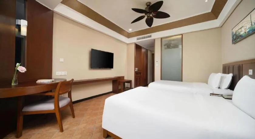 Bed in Yi Yuan Xuan Yu Hotel