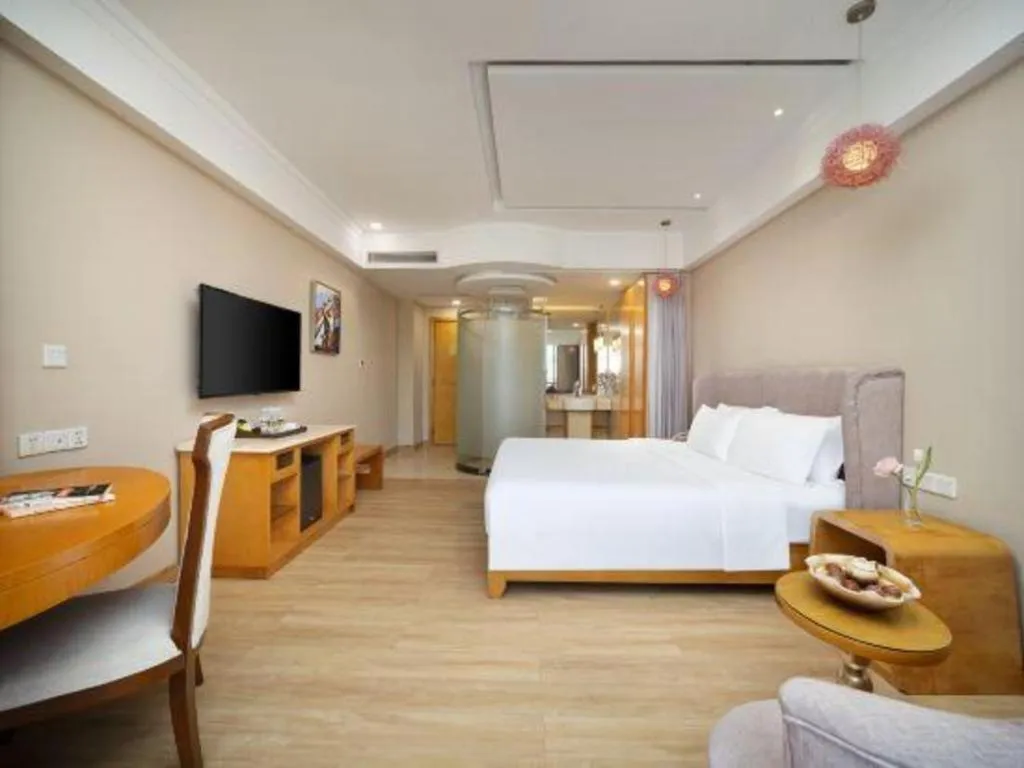 Bed in Yi Yuan Xuan Yu Hotel