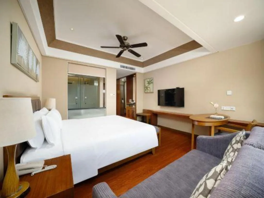 Bed in Yi Yuan Xuan Yu Hotel