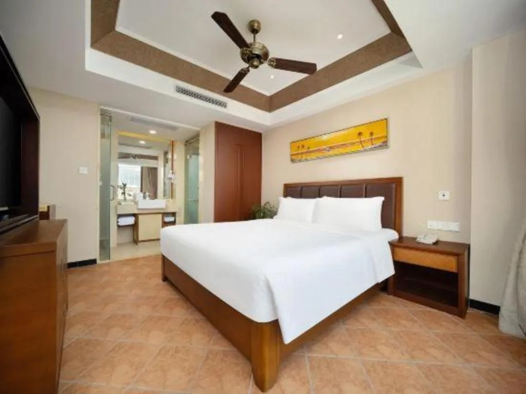 Bed in Yi Yuan Xuan Yu Hotel