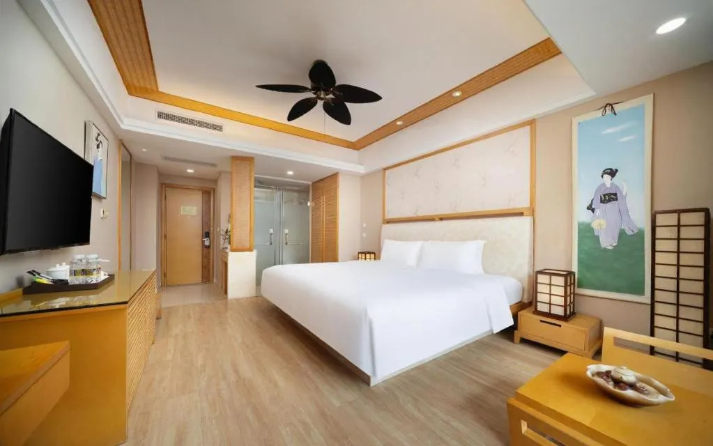 Bed in Yi Yuan Xuan Yu Hotel