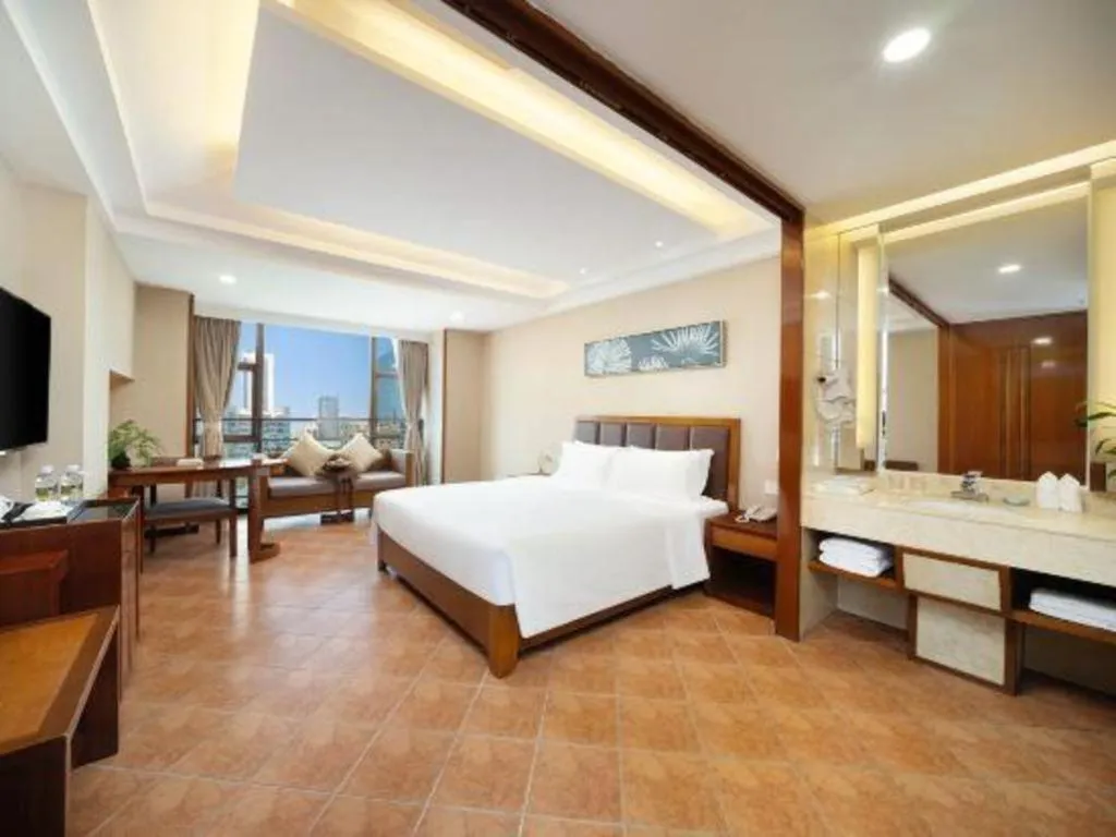 Bed in Yi Yuan Xuan Yu Hotel