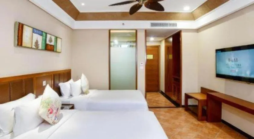 Bed in Yi Yuan Xuan Yu Hotel