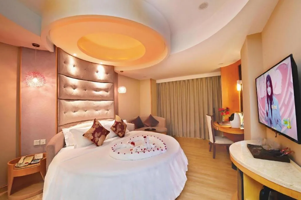 Bed in Yi Yuan Xuan Yu Hotel