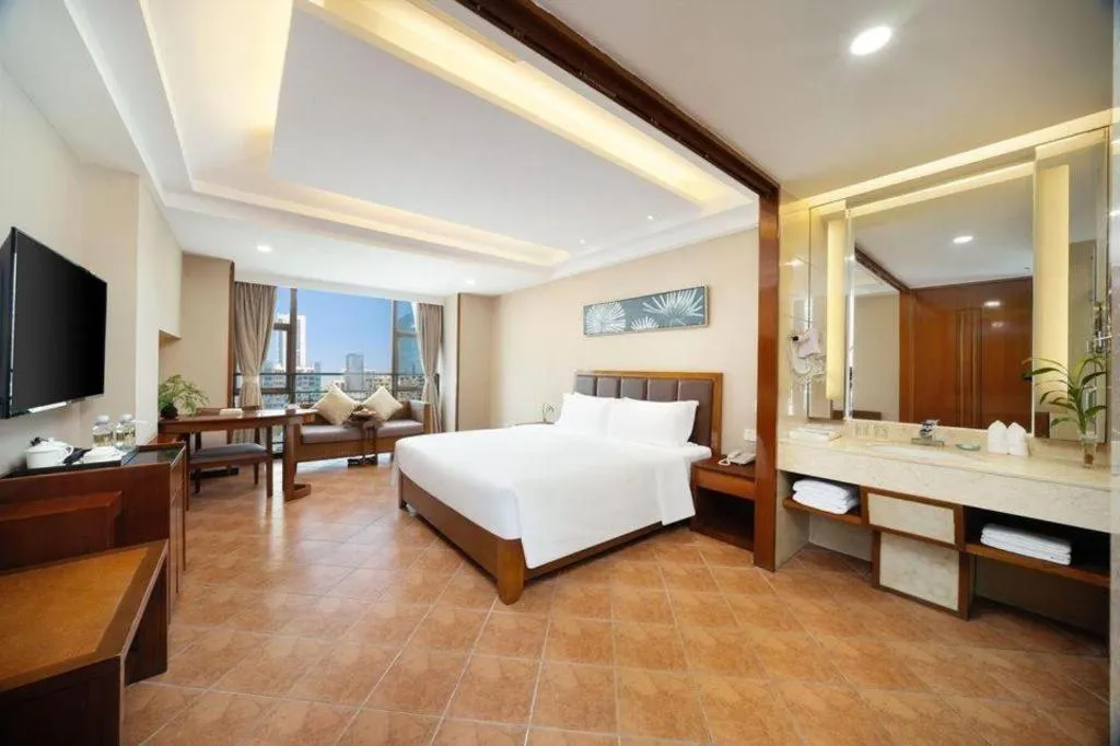 Bed in Yi Yuan Xuan Yu Hotel