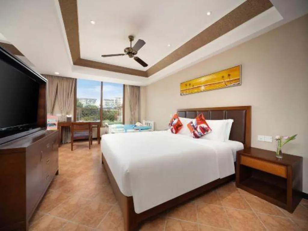 Bed in Yi Yuan Xuan Yu Hotel