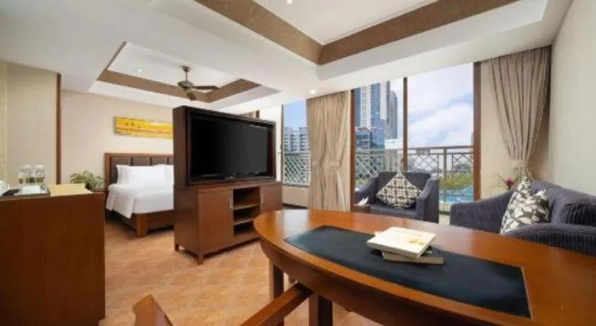 Bed in Yi Yuan Xuan Yu Hotel