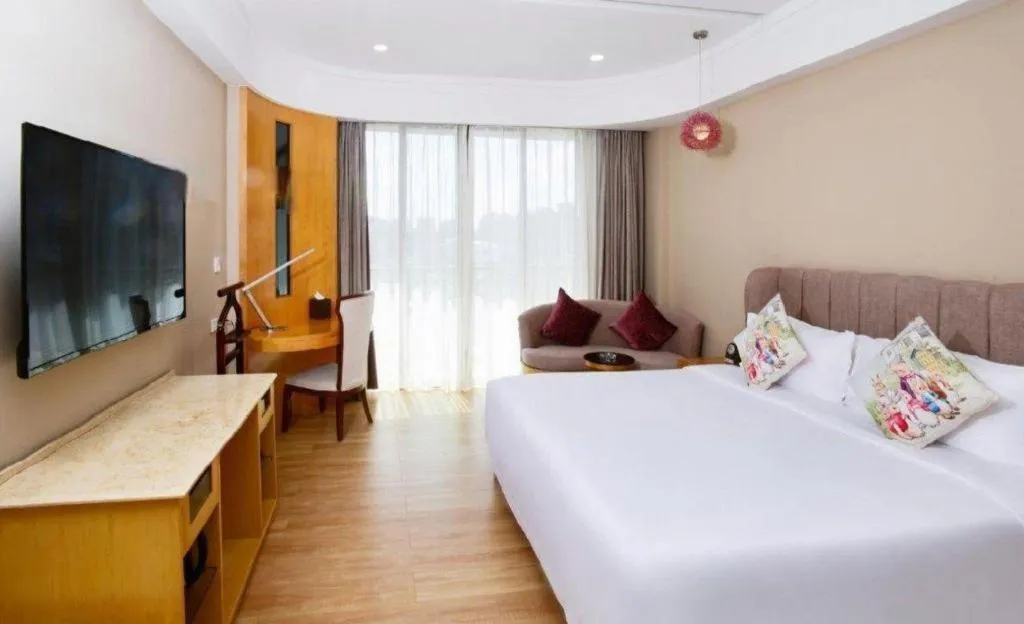 Bed in Yi Yuan Xuan Yu Hotel