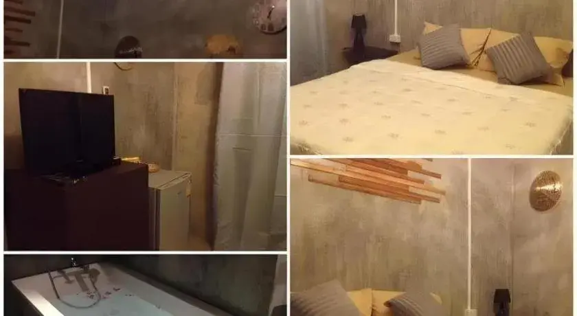 Bed in Maesai Holic Lodge Bed in Maesai Holic Lodge