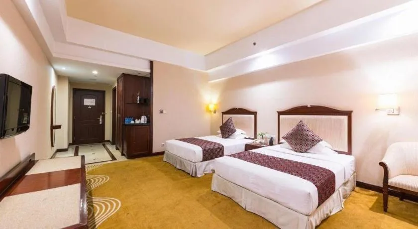 Bed in Country Garden Phoenix Hotel Chizhou Jiuhua Mountain