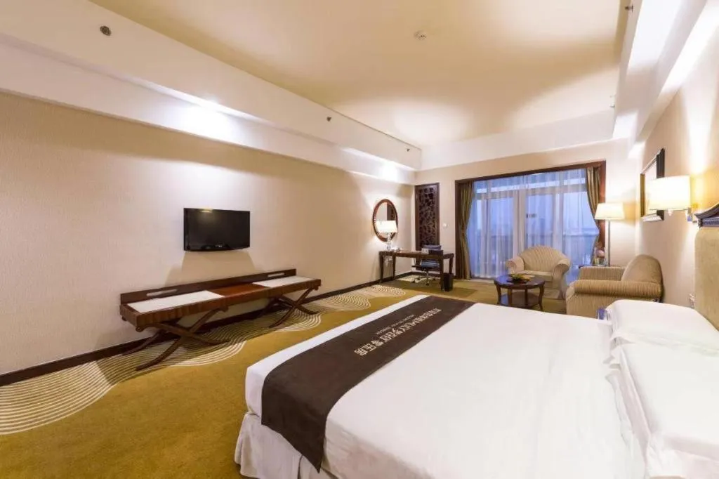 Bed in Country Garden Phoenix Hotel Chizhou Jiuhua Mountain