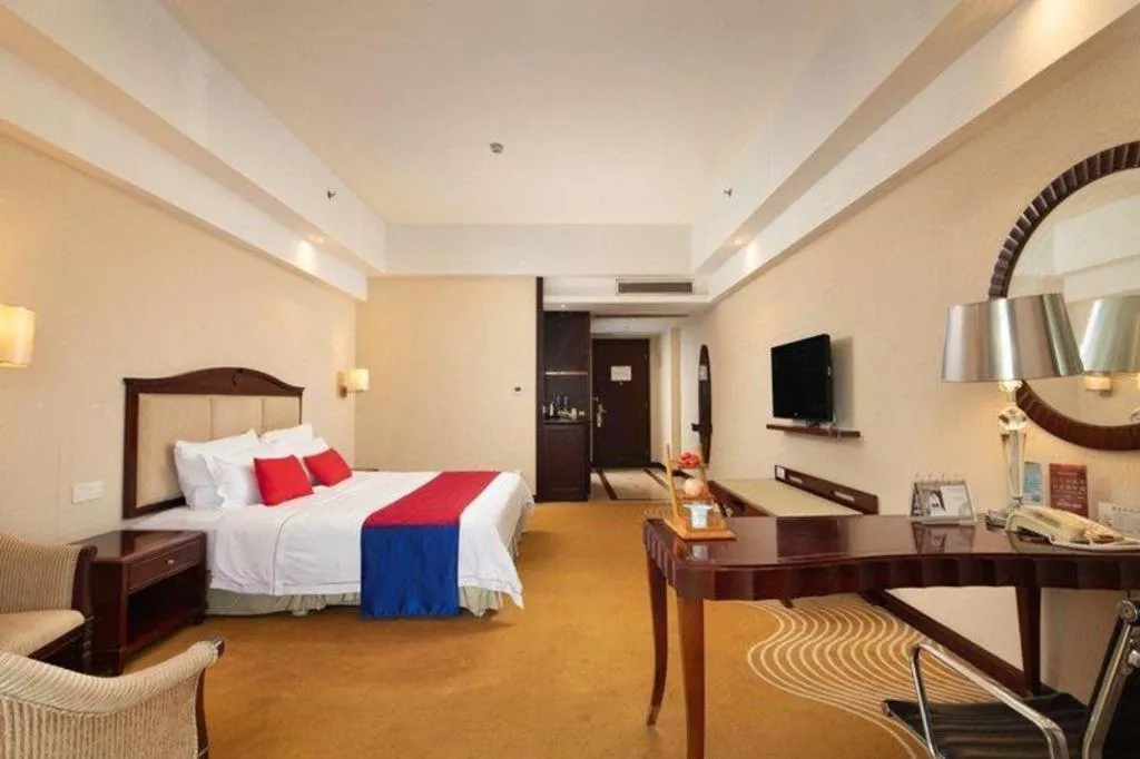 Bed in Country Garden Phoenix Hotel Chizhou Jiuhua Mountain