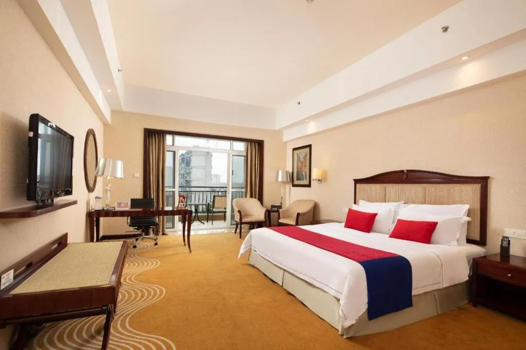 Bed in Country Garden Phoenix Hotel Chizhou Jiuhua Mountain