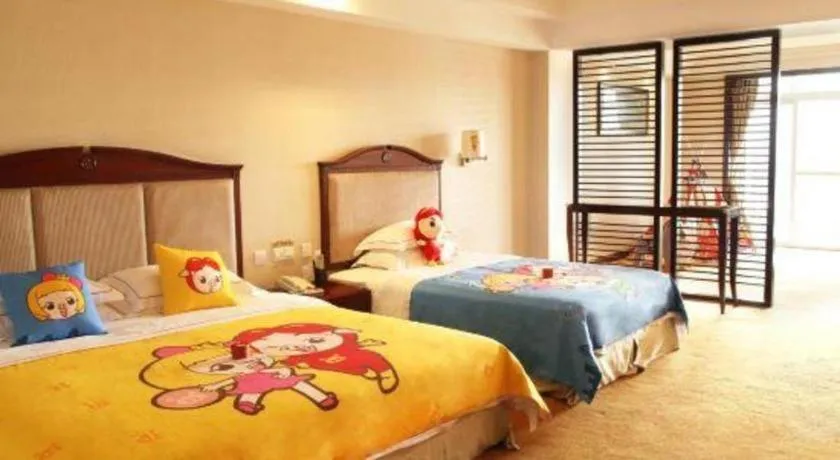 Bed in Country Garden Phoenix Hotel Chizhou Jiuhua Mountain