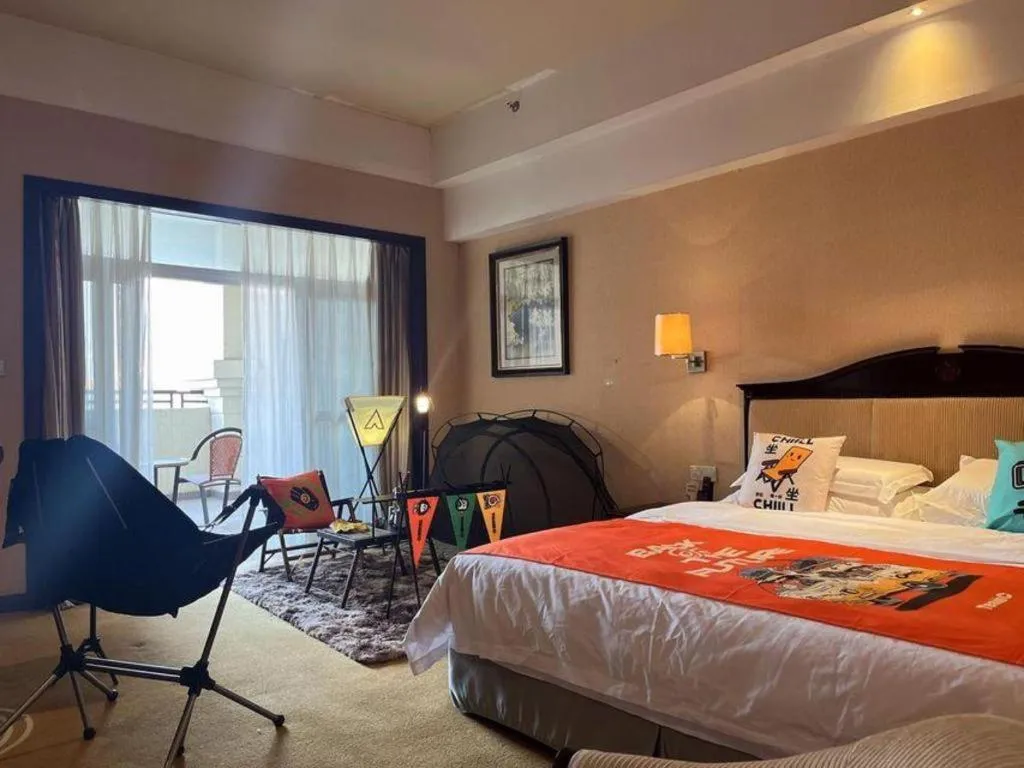 Bed in Country Garden Phoenix Hotel Chizhou Jiuhua Mountain