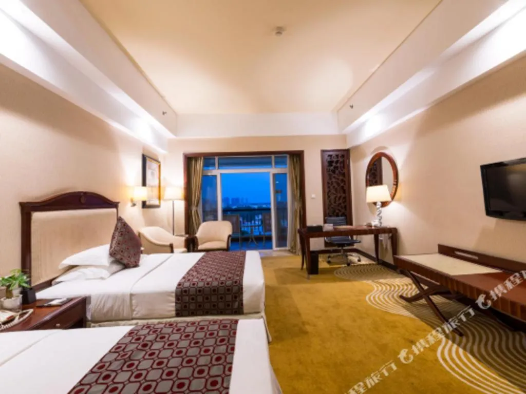 Bed in Country Garden Phoenix Hotel Chizhou Jiuhua Mountain