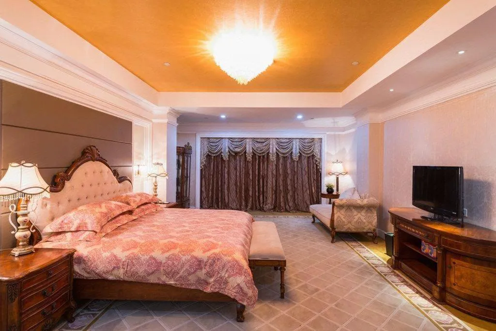 Bed in Country Garden Phoenix Hotel Chizhou Jiuhua Mountain