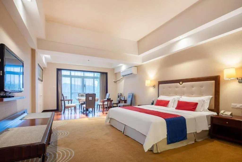 Bed in Country Garden Phoenix Hotel Chizhou Jiuhua Mountain