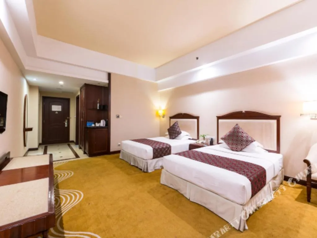 Bed in Country Garden Phoenix Hotel Chizhou Jiuhua Mountain