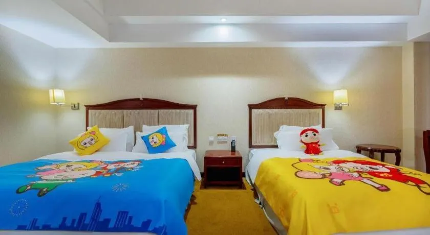 Bed in Country Garden Phoenix Hotel Chizhou Jiuhua Mountain