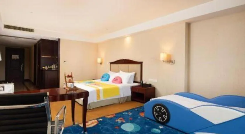 Bed in Country Garden Phoenix Hotel Chizhou Jiuhua Mountain