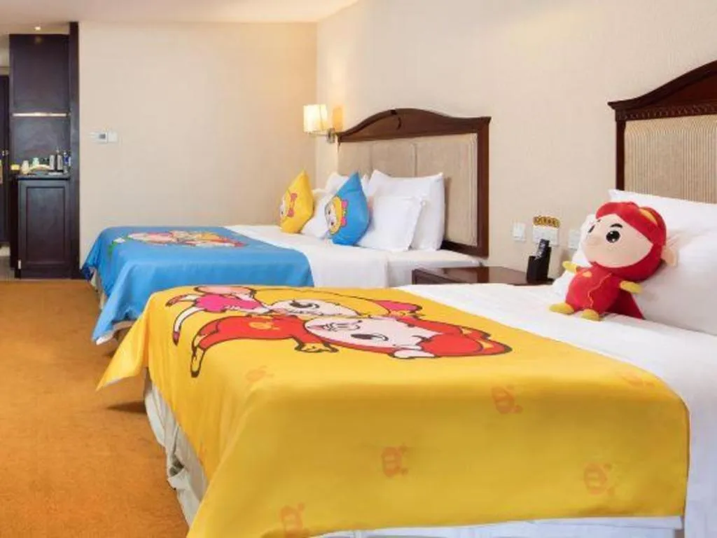 Bed in Country Garden Phoenix Hotel Chizhou Jiuhua Mountain