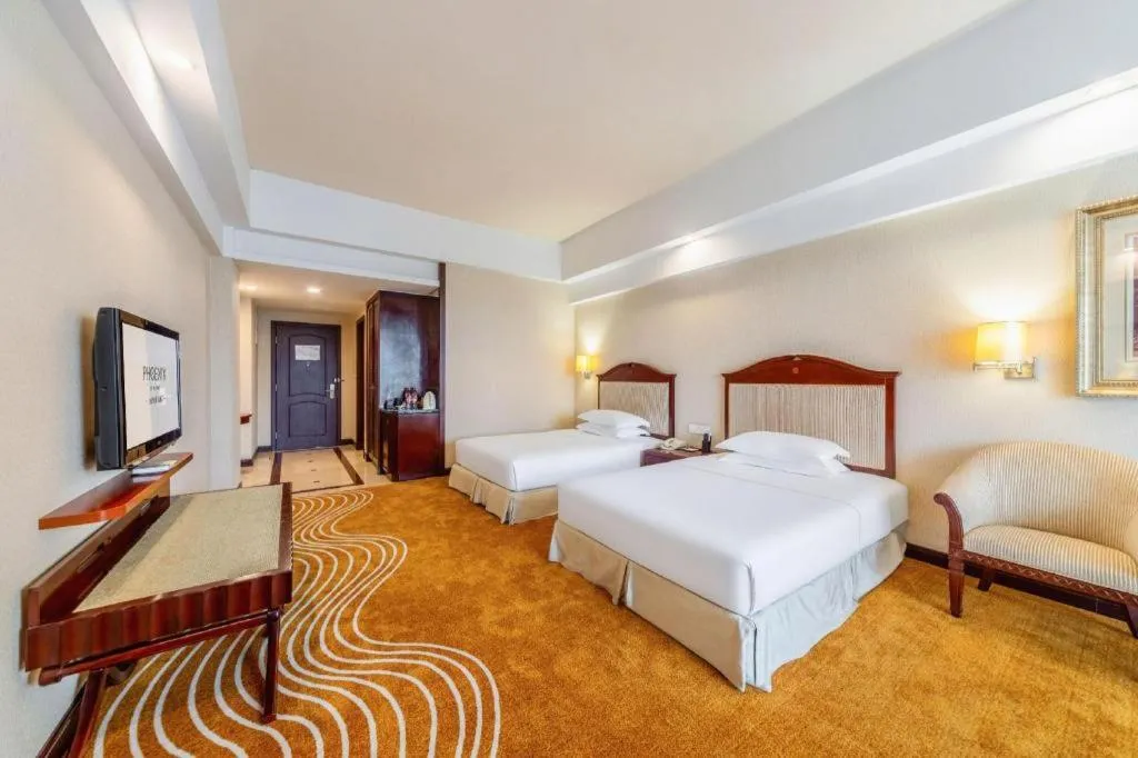 Bed in Country Garden Phoenix Hotel Chizhou Jiuhua Mountain