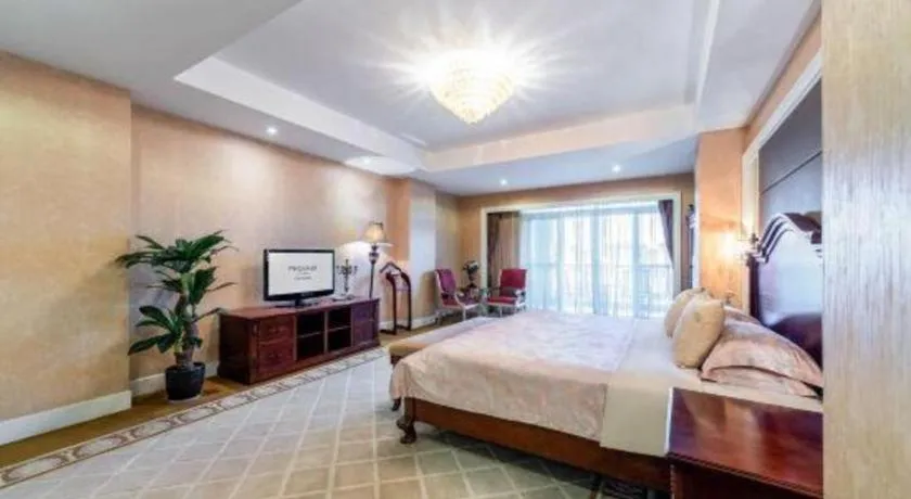 Bed in Country Garden Phoenix Hotel Chizhou Jiuhua Mountain