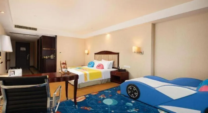 Bed in Country Garden Phoenix Hotel Chizhou Jiuhua Mountain