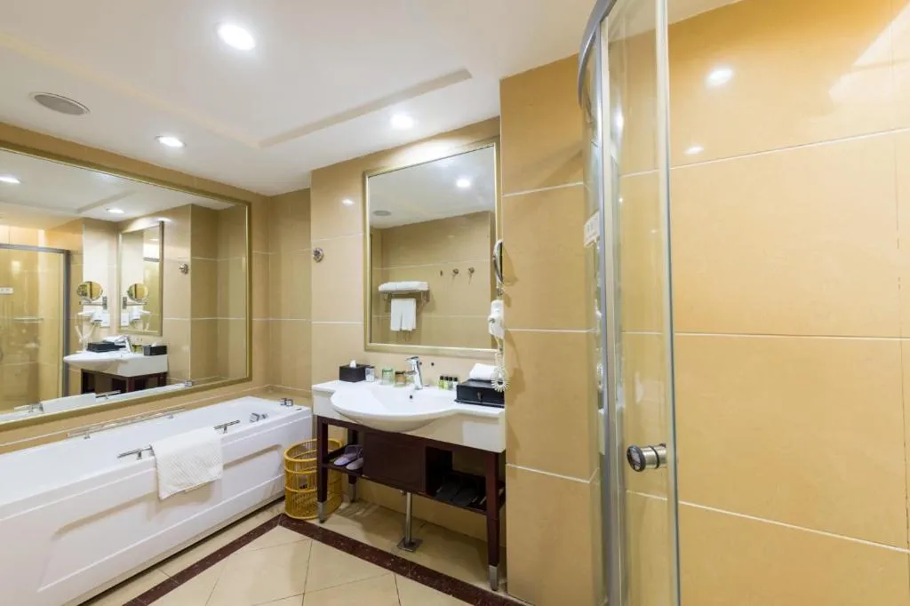 Bed in Country Garden Phoenix Hotel Chizhou Jiuhua Mountain