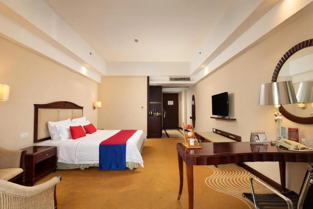 Bed in Country Garden Phoenix Hotel Chizhou Jiuhua Mountain