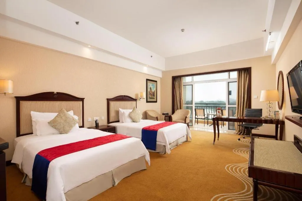 Bed in Country Garden Phoenix Hotel Chizhou Jiuhua Mountain