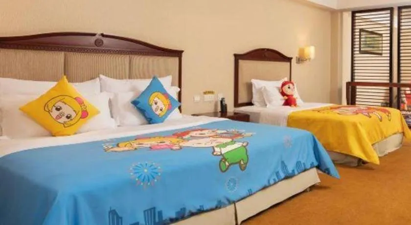 Bed in Country Garden Phoenix Hotel Chizhou Jiuhua Mountain
