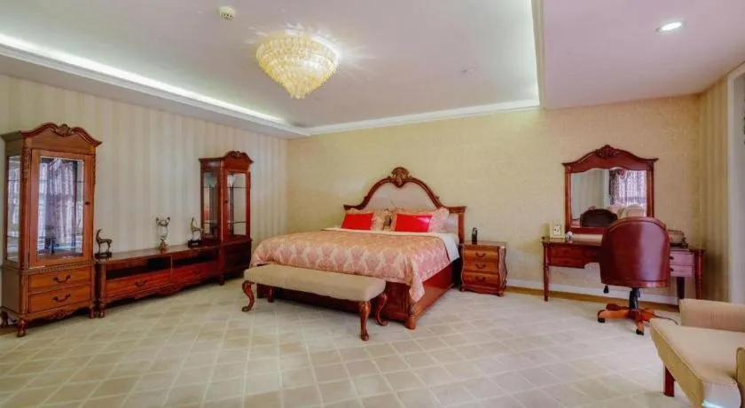 Bed in Country Garden Phoenix Hotel Chizhou Jiuhua Mountain