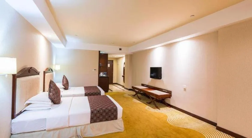 Bed in Country Garden Phoenix Hotel Chizhou Jiuhua Mountain