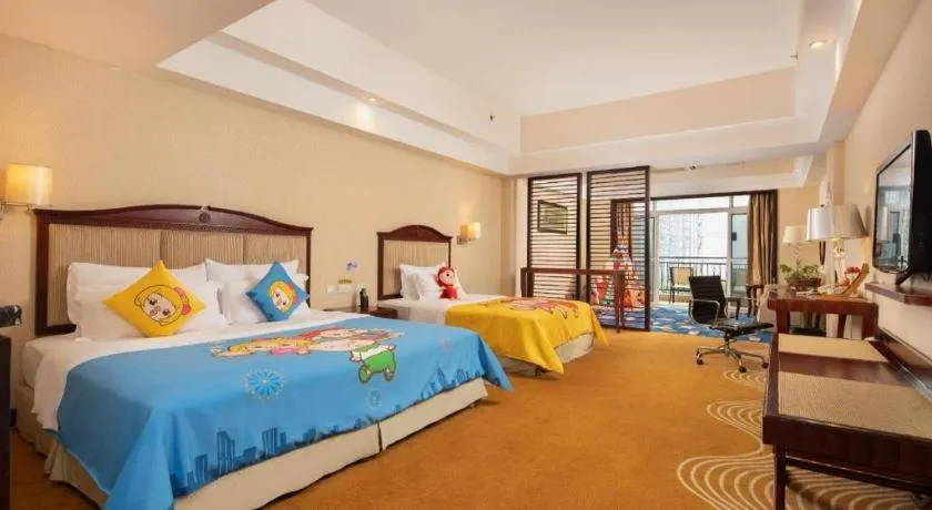 Bed in Country Garden Phoenix Hotel Chizhou Jiuhua Mountain