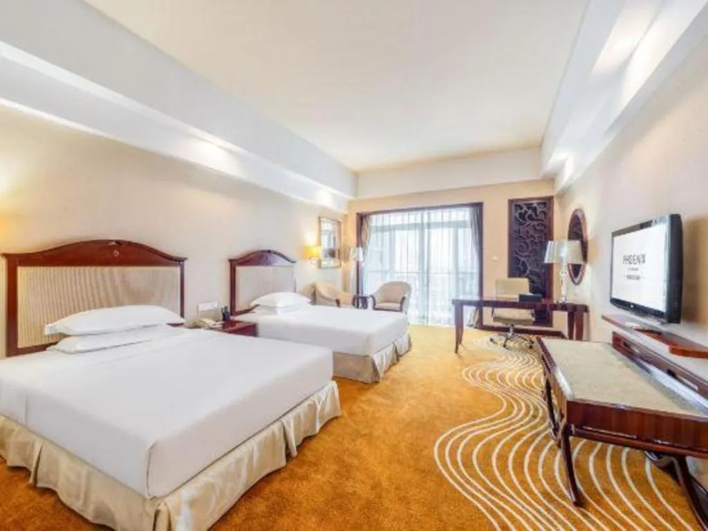 Bed in Country Garden Phoenix Hotel Chizhou Jiuhua Mountain