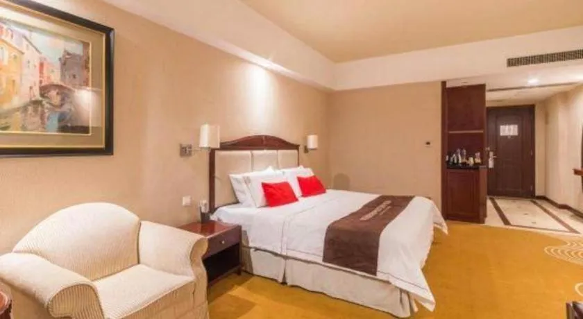 Bed in Country Garden Phoenix Hotel Chizhou Jiuhua Mountain