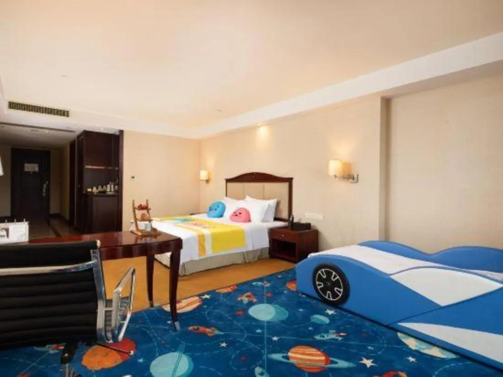 Bed in Country Garden Phoenix Hotel Chizhou Jiuhua Mountain