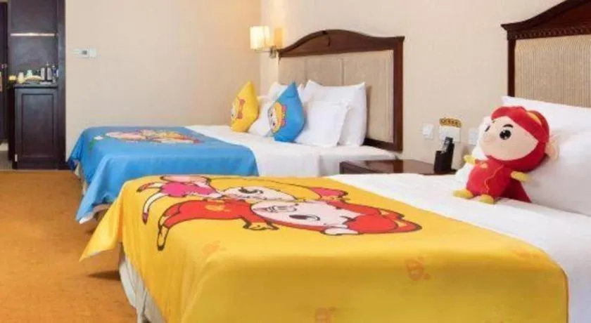 Bed in Country Garden Phoenix Hotel Chizhou Jiuhua Mountain