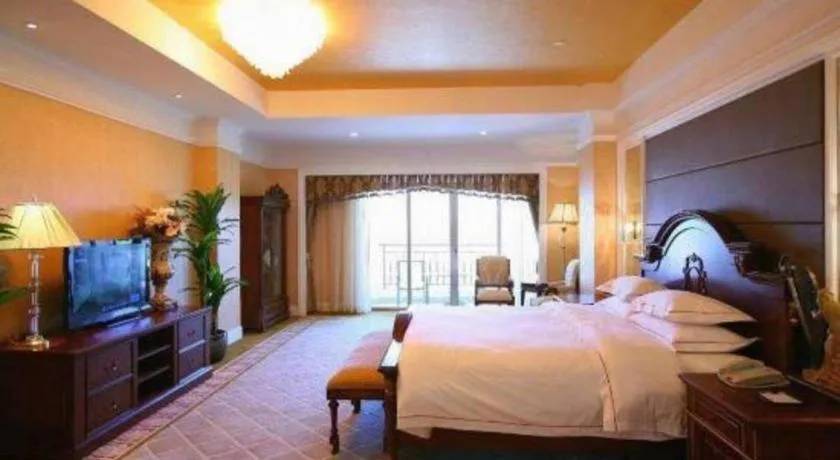 Bed in Country Garden Phoenix Hotel Chizhou Jiuhua Mountain