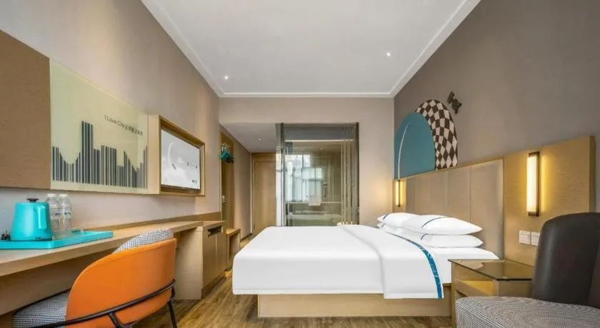 Bed in City Comfort Inn Dangtu High Speed East Railway Station RT-Mart